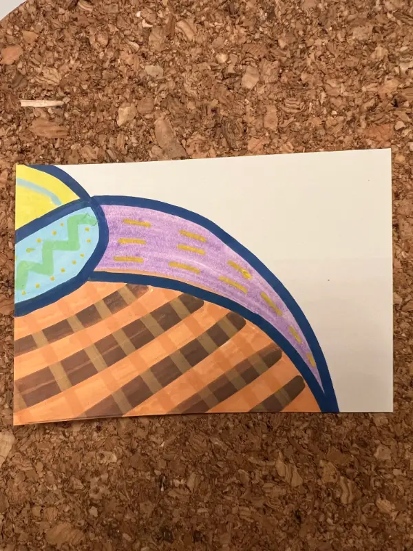 Visiting | 5/6 aceo art card