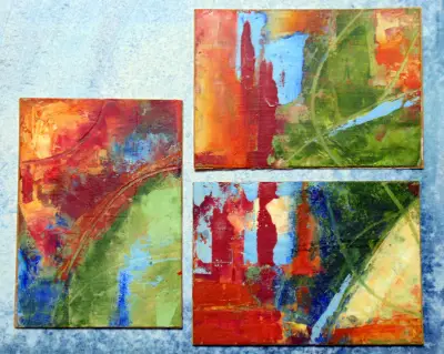 Another World 3 ACEOS original oil paintings aceo art card thumbnail 1