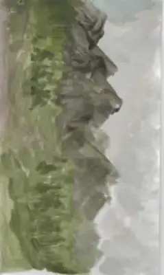 Mountain Storm by Amy Warrick aceo art card thumbnail 2