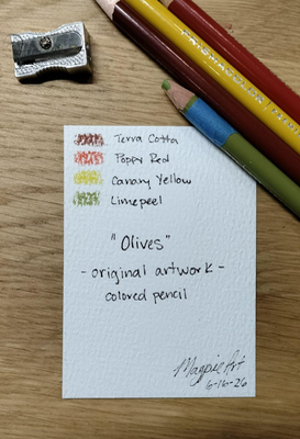 Olives aceo art card thumbnail 2