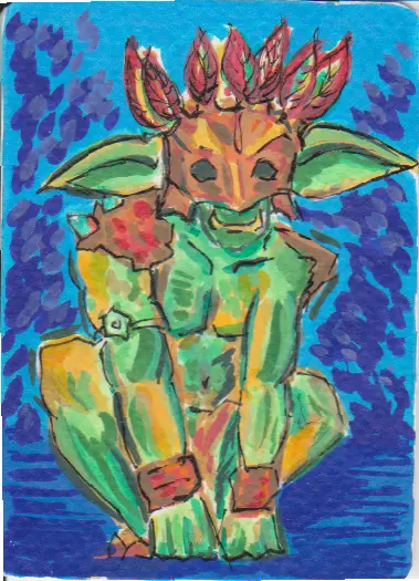 Goblin Ambush aceo art card