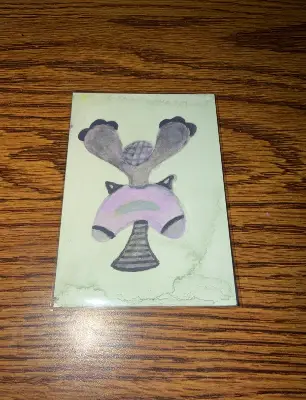 Alien Plant ACEO 39 aceo art card thumbnail 1