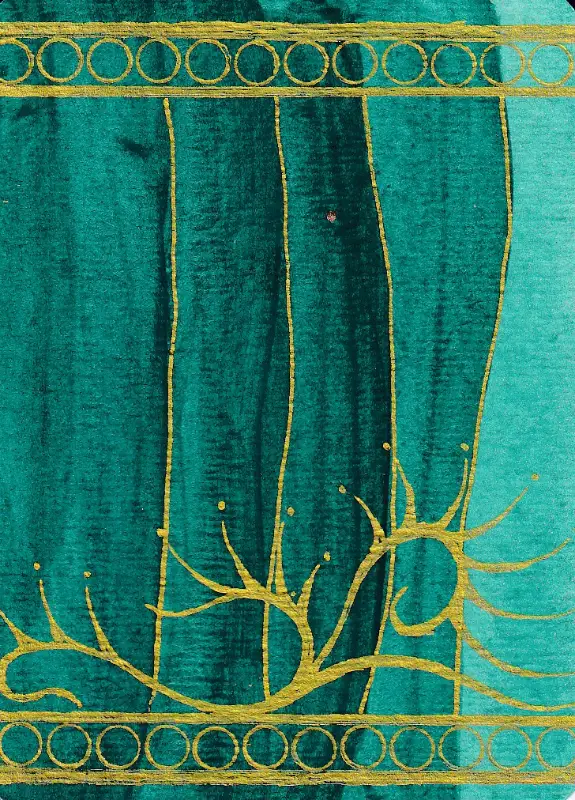 Yard aceo art card
