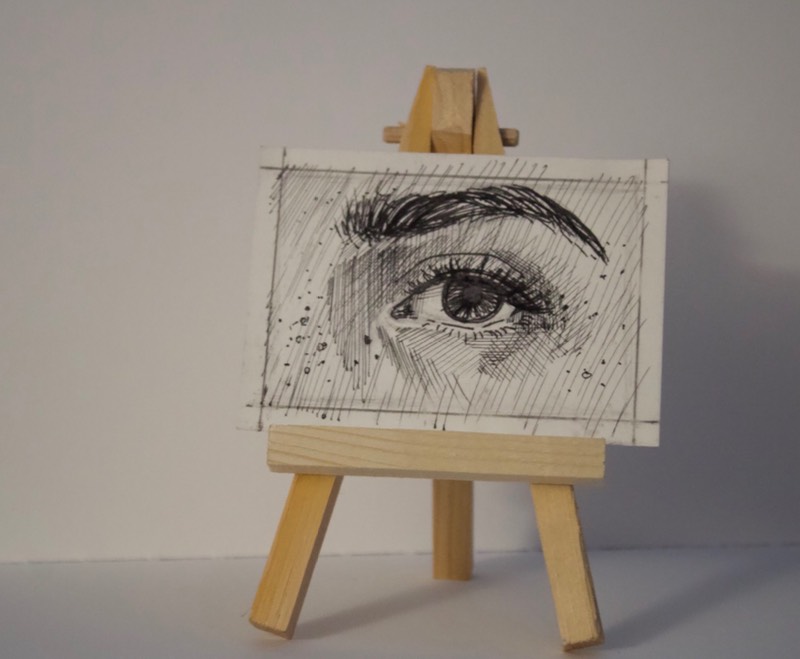 eyes prize aceo art card