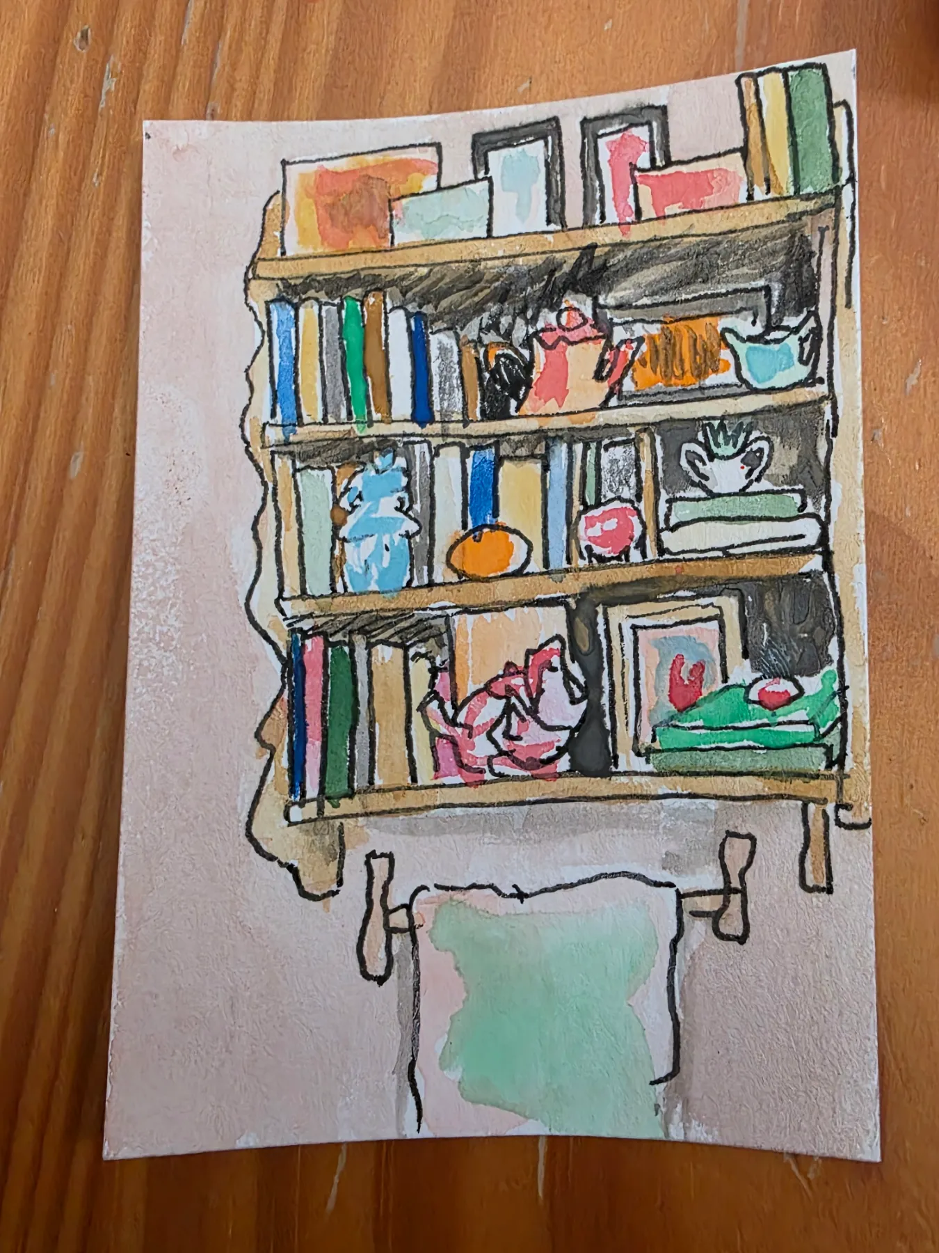 Shelf Ahoy 1 aceo art card