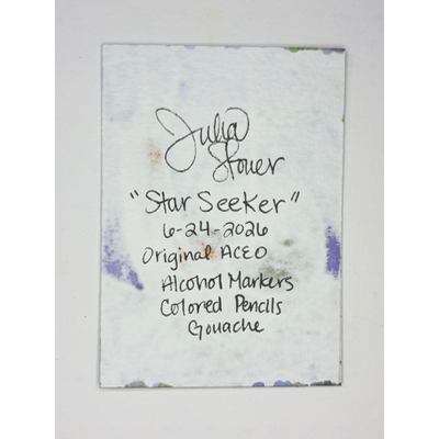Star Seeker aceo art card thumbnail 2