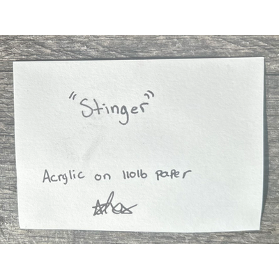 Stinger aceo art card thumbnail 2