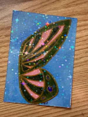 Half of a Whole aceo art card thumbnail 1