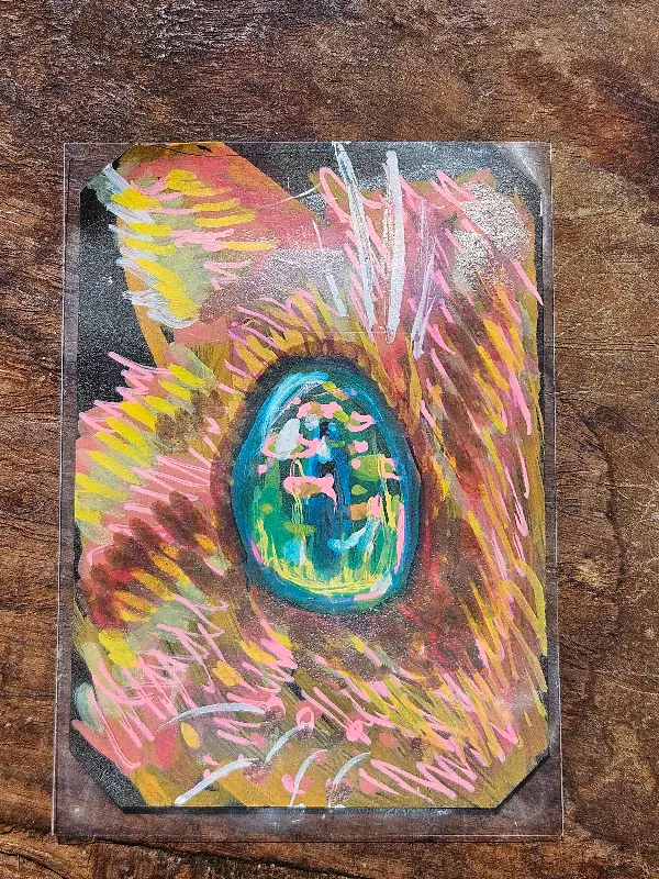 Cat's Eye aceo art card