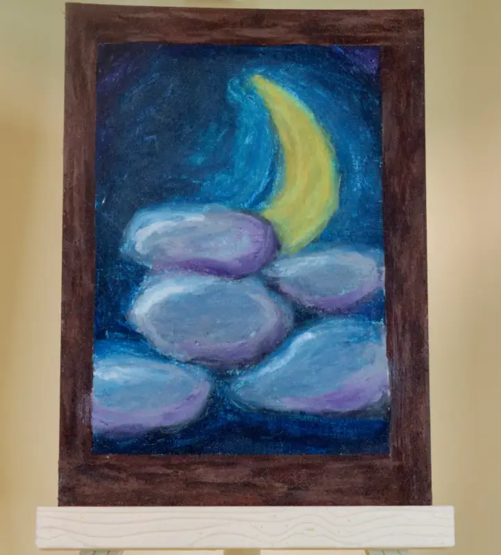 Moonlight aceo art card