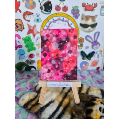 "Astigmatism" Abstract aceo art card thumbnail 1