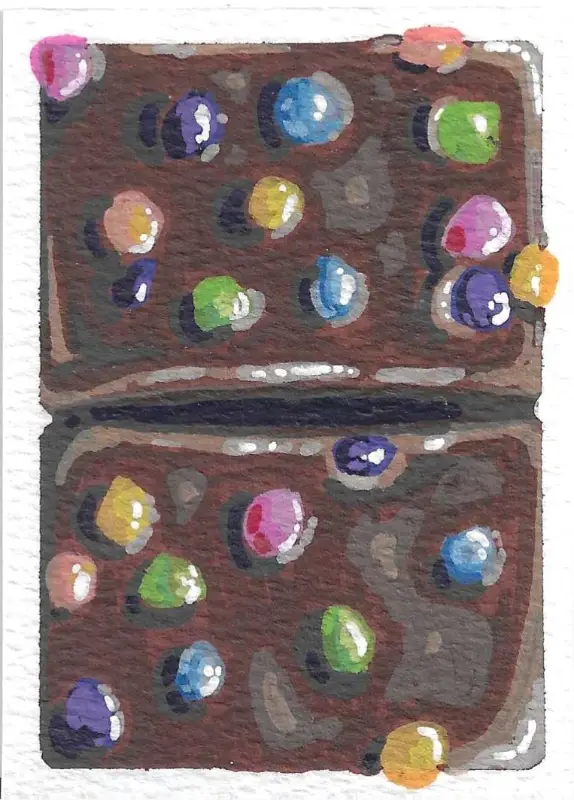 Cosmic Brownie aceo art card