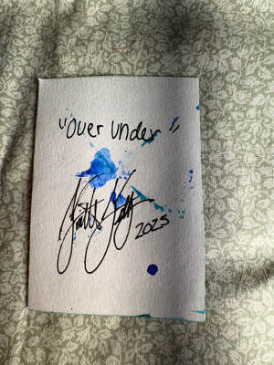 Over Under aceo art card thumbnail 2