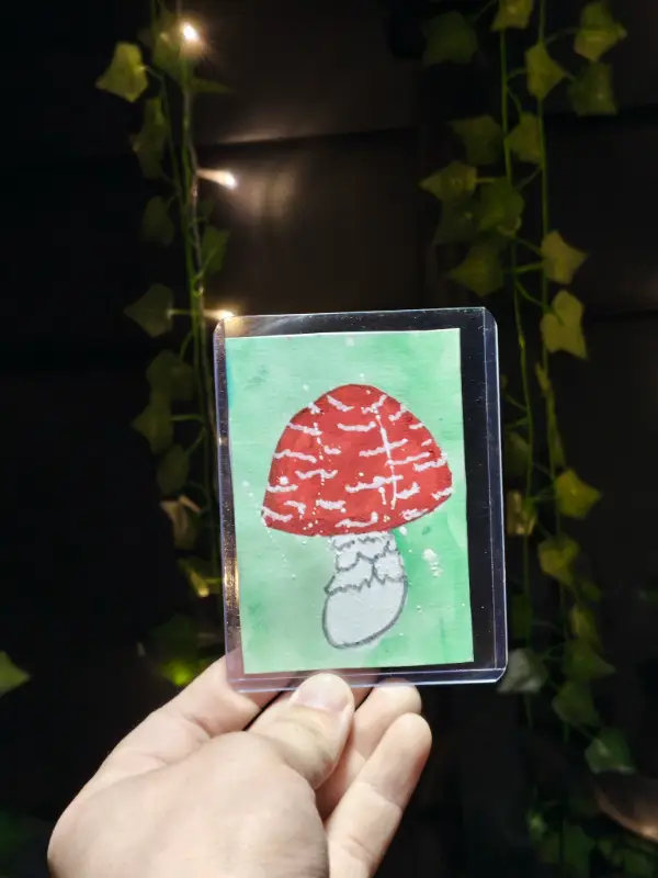 Amantia Muscaria aceo art card