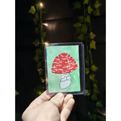 Amantia Muscaria aceo art card thumbnail 1