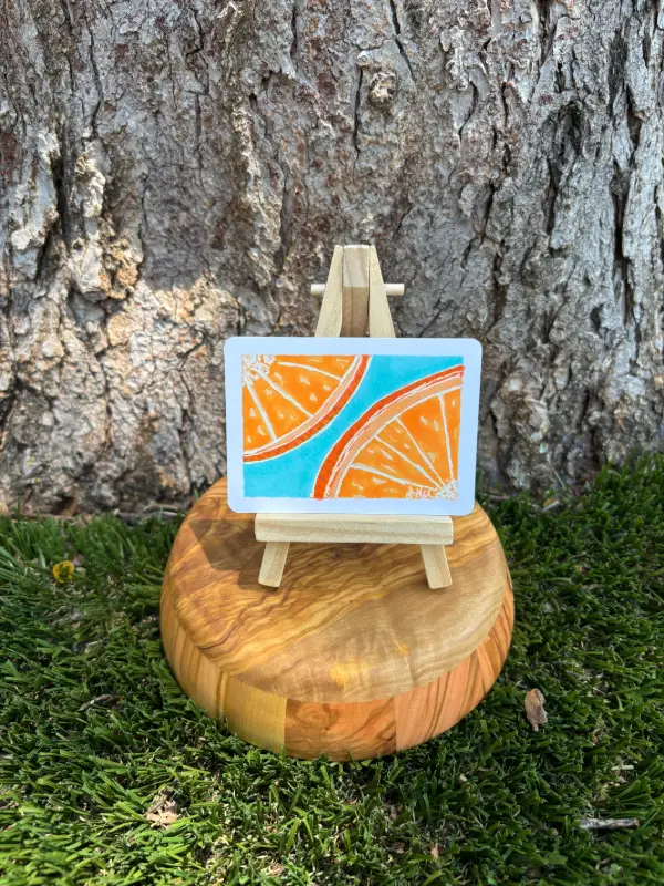 Citrus Sunrise aceo art card