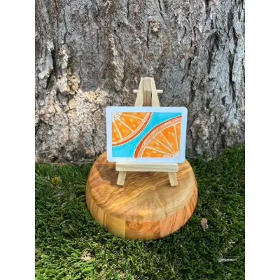 Citrus Sunrise aceo art card thumbnail 1