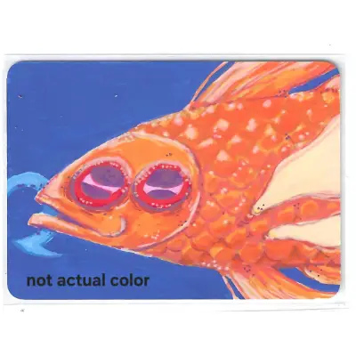 The Goldfish aceo art card thumbnail 2