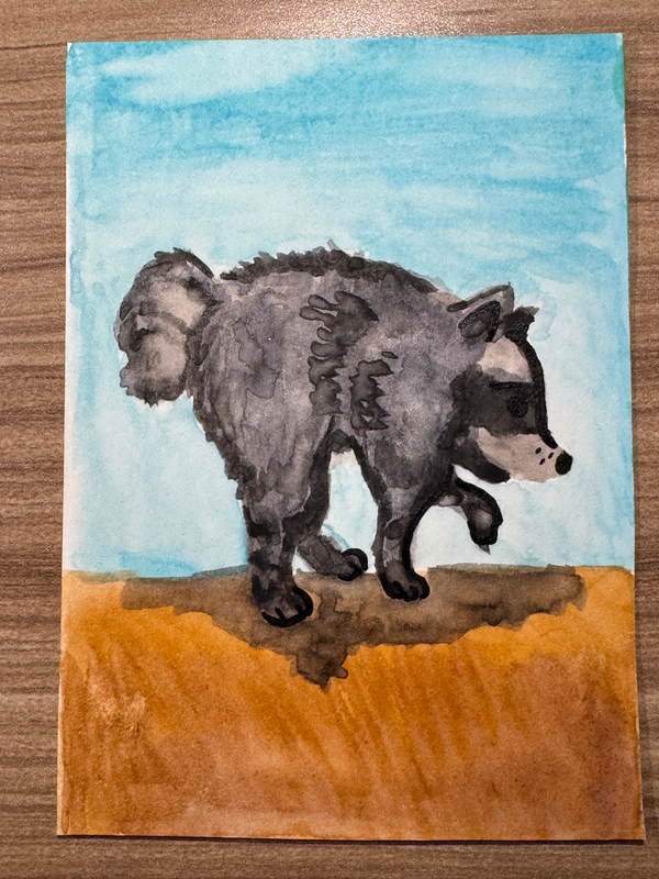 Baby Jimothy aceo art card