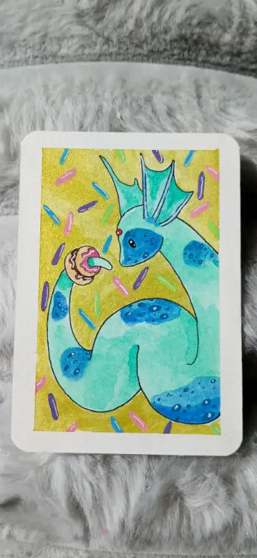 Shimmer and Sprinkles 🍩 aceo art card