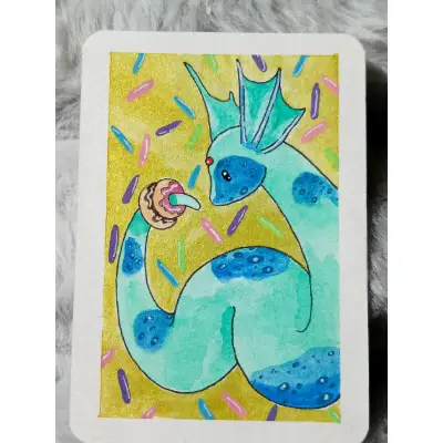 Shimmer and Sprinkles 🍩 aceo art card thumbnail 1
