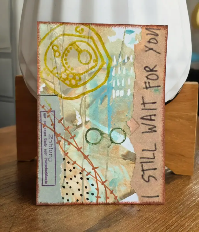 Still Waiting for You aceo art card