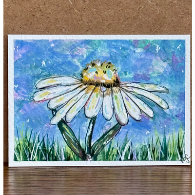 Dreamy Petals aceo art card thumbnail 3