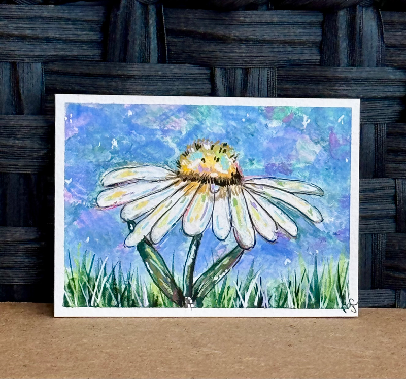 Dreamy Petals aceo art card