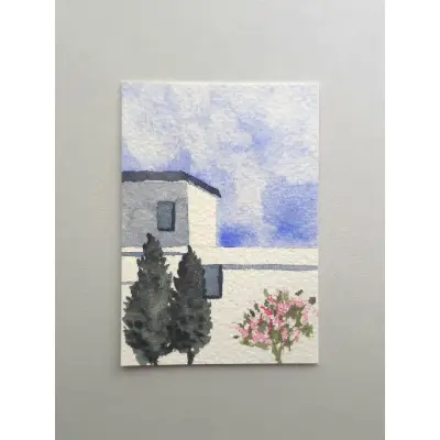 Imaginary Places 1 aceo art card thumbnail 1