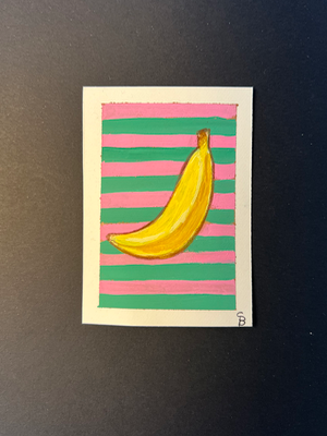 Solo banana aceo art card thumbnail 2