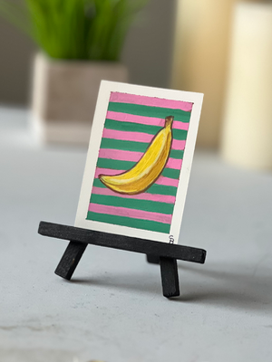Solo banana aceo art card thumbnail 1