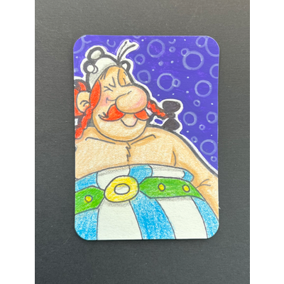 asterix & Obelix 1 aceo art card thumbnail 2