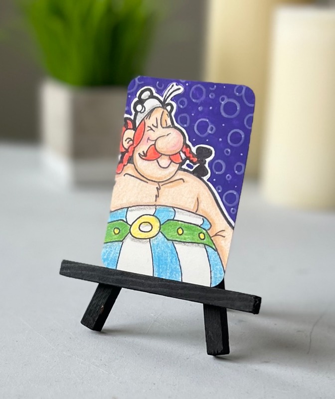 asterix & Obelix 1 aceo art card