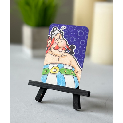 asterix & Obelix 1 aceo art card thumbnail 1