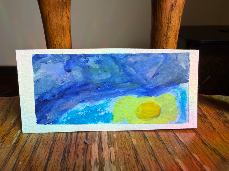 Putting the Day to Rest aceo art card