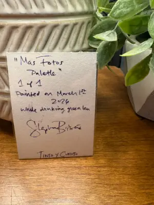 Mas Fotos Palette aceo art card thumbnail 2