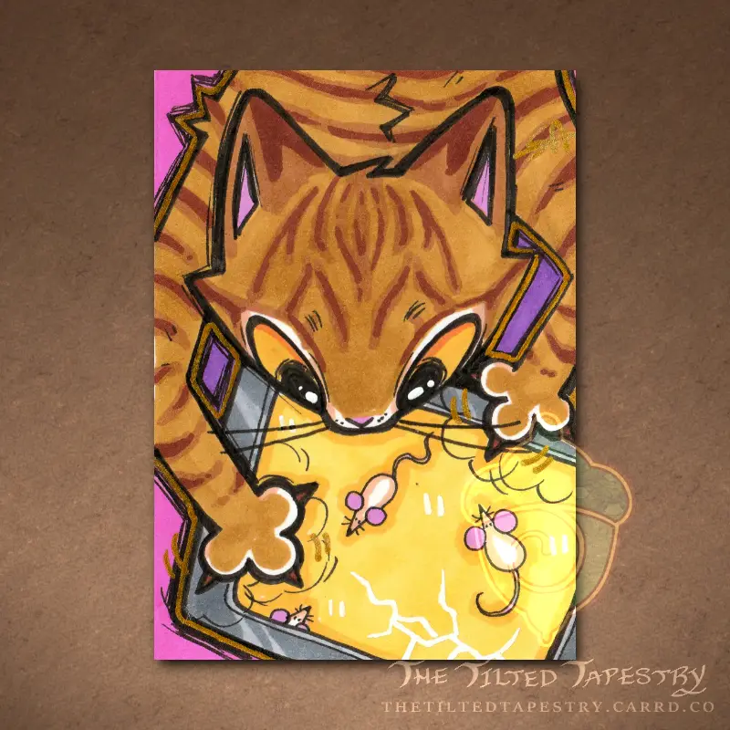 Gimme (Cats Cats Cats 2 Collection) aceo art card