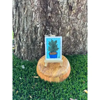 Sleepy aceo art card thumbnail 1