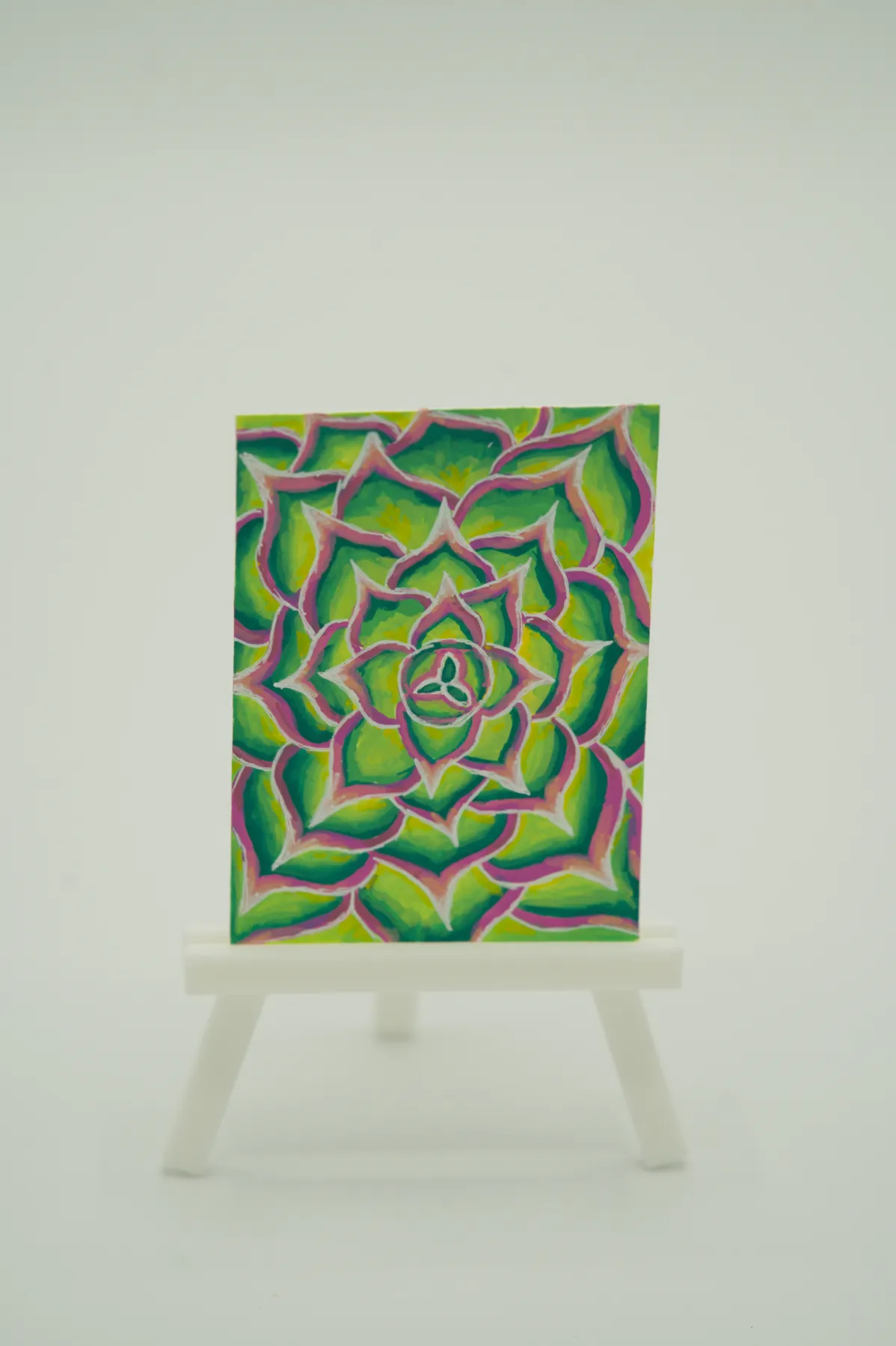 Succulent aceo art card