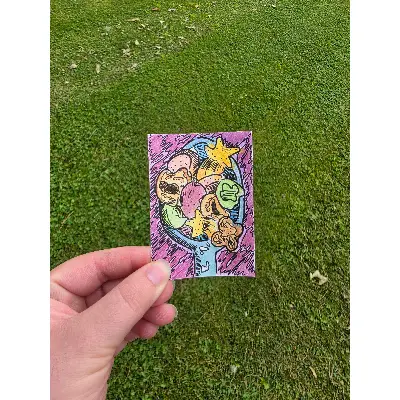 Magically Delicious aceo art card thumbnail 2