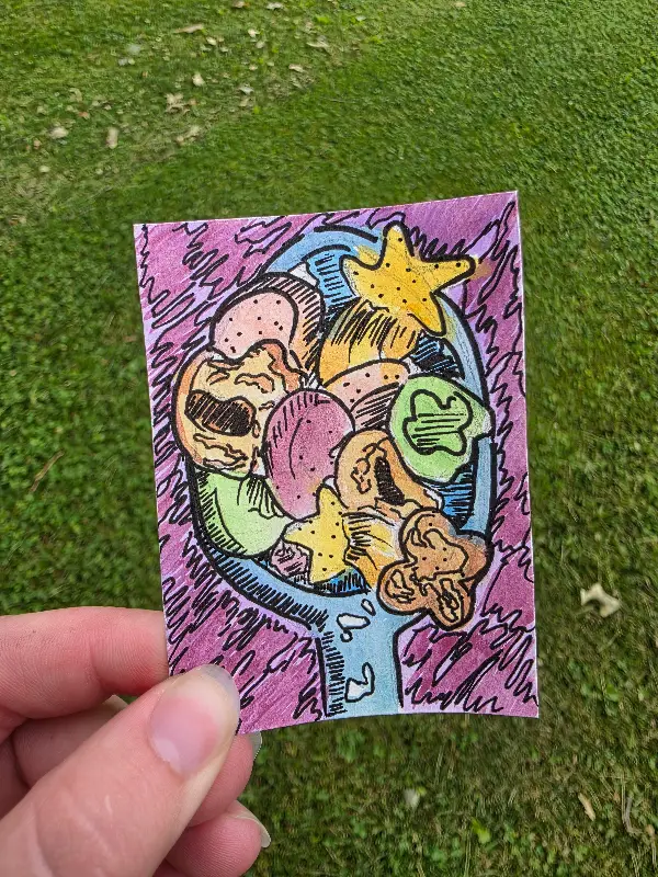 Magically Delicious aceo art card