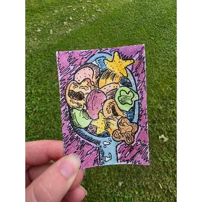 Magically Delicious aceo art card thumbnail 1