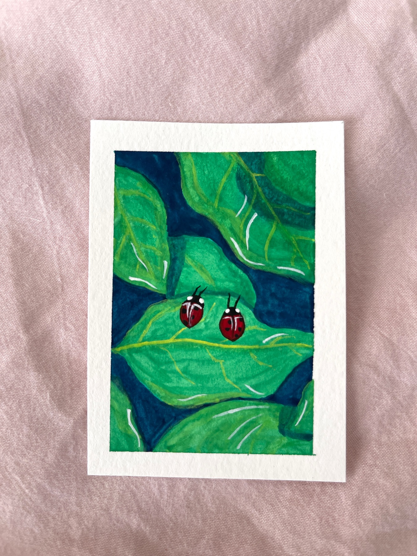 should we go down there? aceo art card