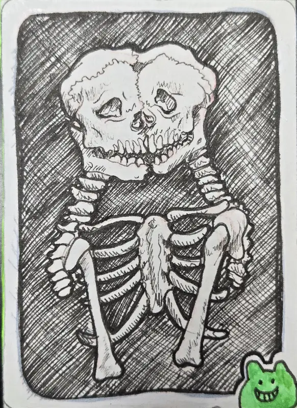 Emotions in Death: Longing aceo art card