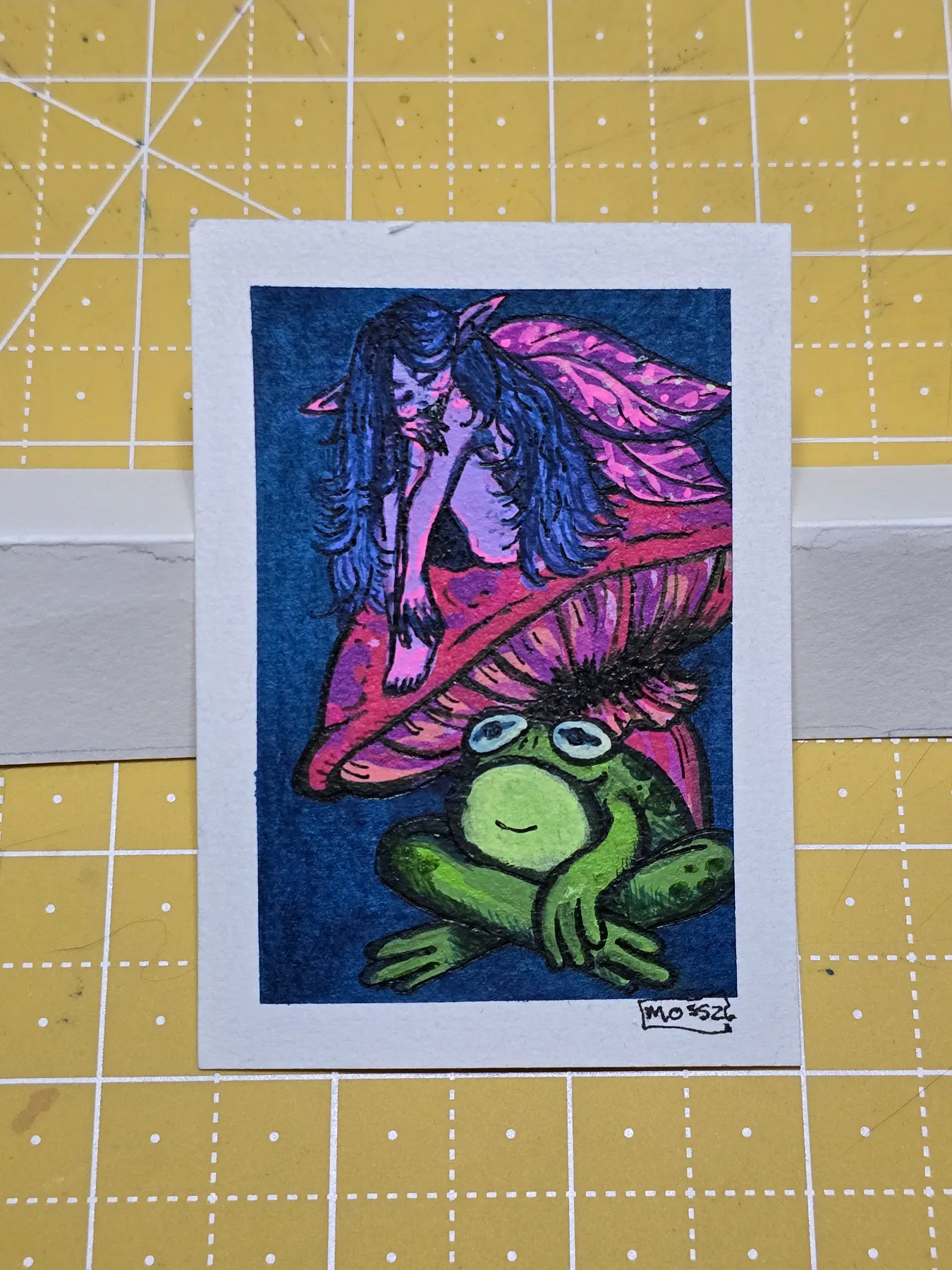 The Stories of Theresa aceo art card