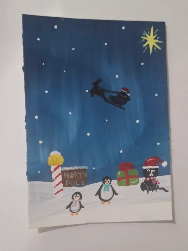 The North Pole aceo art card