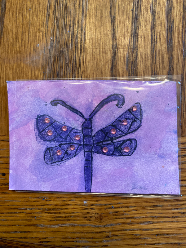 “My Butterfly “ aceo art card