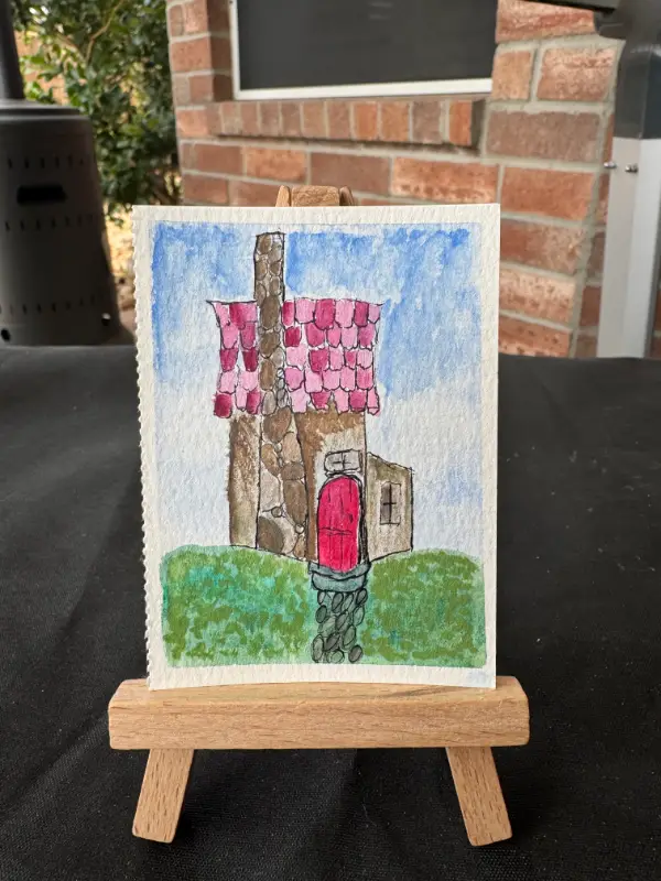 The Cuddle Cove aceo art card