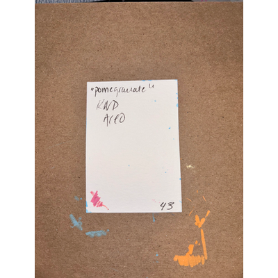 Abstract Pomegranate aceo art card thumbnail 2