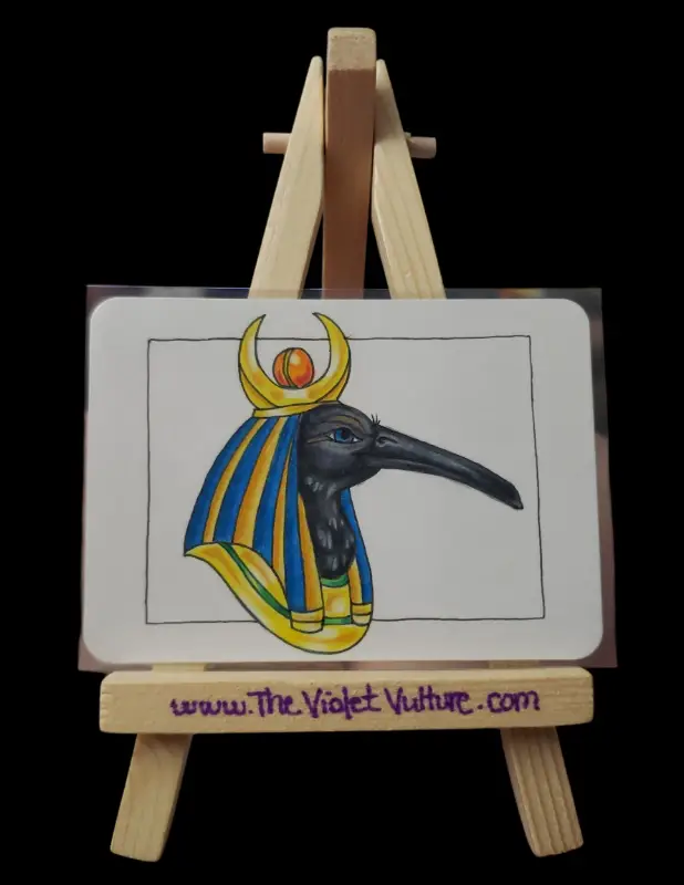 Toth Egyptian Pantheon aceo art card